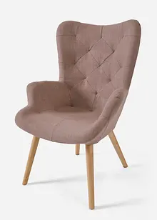 Poltrona con impuntura diagonale, bonprix
