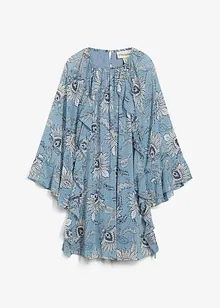 Abito tunica in chiffon operato, bonprix