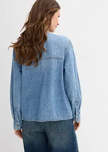 Camicia di jeans con fiocco, bonprix