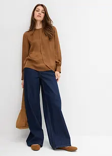 Blusa in satin fluente, bonprix