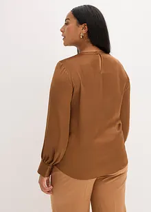 Blusa in satin fluente, bonprix