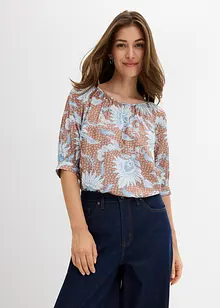 Blusa in misto viscosa fine, bonprix