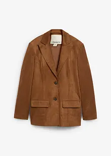 Blazer in similpelle scamosciata, bonprix