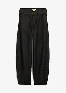 Jeans barrel con cintura, vita media, bonprix