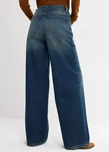 Jeans wide leg, vita alta, bonprix