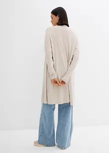 Cardigan lungo in jersey di viscosa morbida, bonprix