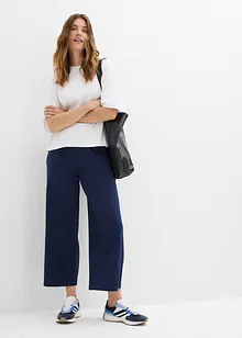 Pantaloni culotte con tasche e vita comoda, bonprix