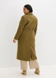Cappotto lungo in simil lana, bonprix