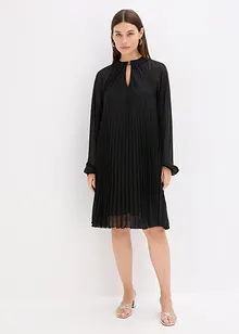 Miniabito plissettato in fine chiffon, bonprix