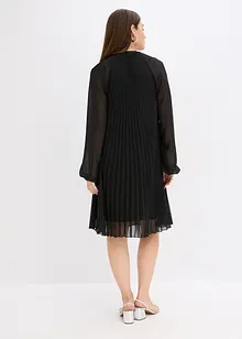 Miniabito plissettato in fine chiffon, bonprix