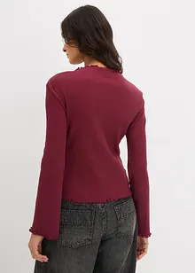 Maglia a costine in puro cotone, bonprix