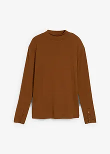 Maglia a maniche lunghe a coste, bonprix