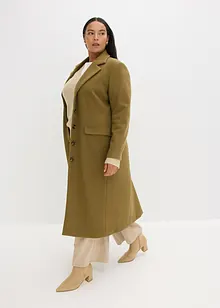 Cappotto lungo in simil lana, bonprix