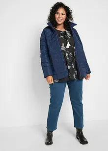 Giacca trapuntata leggera con cappuccio rimovibile, bonprix