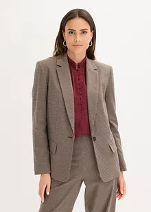 Blazer oversize a quadri, bonprix