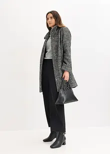 Cappotto corto da mezza stagione in simil lana, bonprix