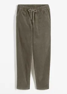 Pantaloni di velluto a coste con cordoncino, bonprix