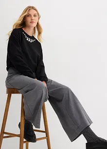 Felpa oversize in cotone, bonprix