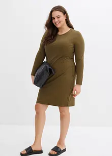 Abito in jersey aderente (pacco da 2), bonprix