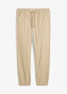 Pantaloni chino elasticizzati con elastico in vita relaxed fit, straight, bonprix