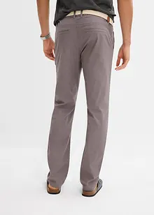 Pantaloni chino comodi in vita con cintura regular fit, straight, bonprix