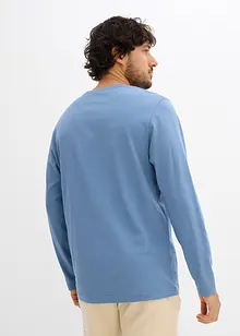 Maglia serafino a maniche lunghe (pacco da 2) in puro cotone biologico, bonprix