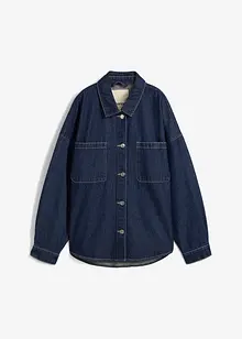 Giacca-camicia oversize in jeans di cotone biologico, bonprix