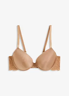 Reggiseno con coppe preformate ed effetto lucido, bonprix