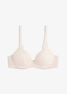 Reggiseno con coppe preformate ed effetto lucido, bonprix