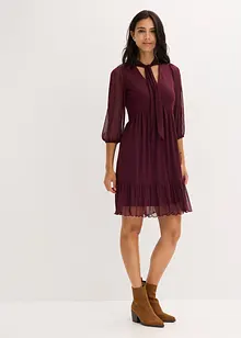 Abito in jersey e mesh, bonprix