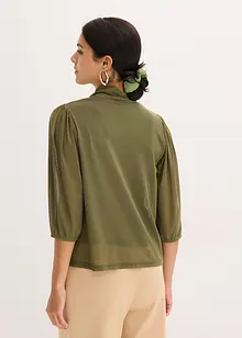 Maglia in mesh con fiocco, bonprix