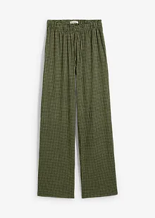 Pantaloni in jersey crêpe strutturato, bonprix