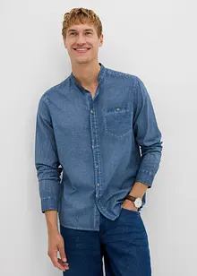 Camicia a maniche lunghe con effetto lavato, bonprix