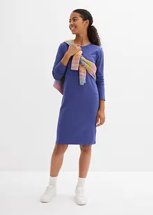 Abito di jersey in misto cotone biologico elasticizzato (pacco da 2), bonprix