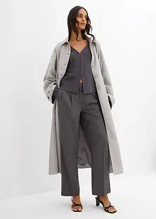 Pantaloni con pinces in barrel shape, bonprix