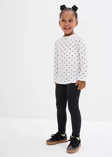 Maglia a maniche lunghe in puro cotone biologico (pacco da 3), bonprix