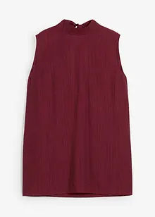 Top lungo in misto viscosa operato, bonprix