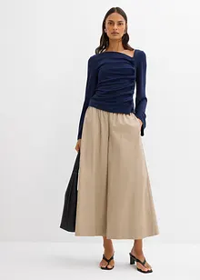 Maglia a maniche lunghe a coste, bonprix