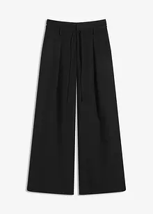 Pantaloni con pinces e cintura da annodare, bonprix