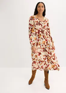 Abito midi fantasia con lurex, bonprix