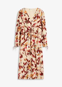 Abito midi fantasia con lurex, bonprix