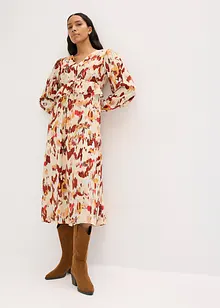 Abito midi fantasia con lurex, bonprix