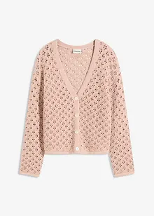 Cardigan traforato, bonprix