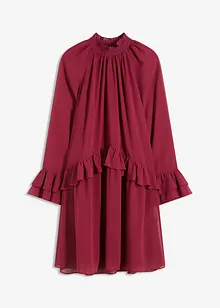 Abito di chiffon con volant, bonprix
