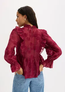 Blusa con ricami, bonprix