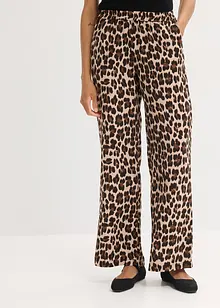 Pantaloni a palazzo in satin fluente, bonprix