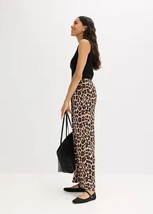 Pantaloni a palazzo in satin fluente, bonprix