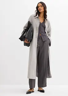 Trench lungo fluente, bonprix