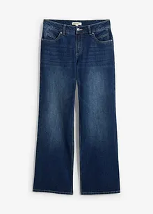 Jeans straight, vita media, bonprix