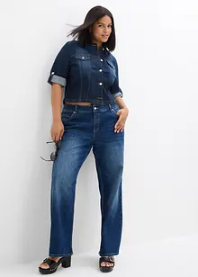 Jeans straight, vita media, bonprix